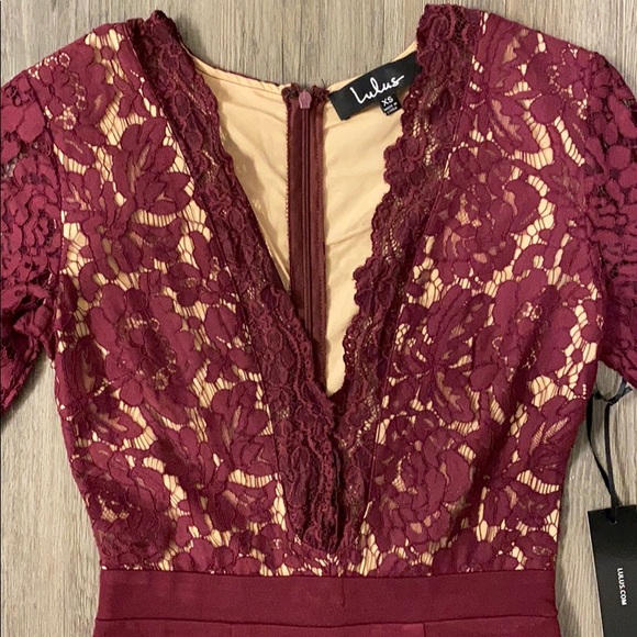 Lulus Lace Bodycon Dress - Picture 1 of 7